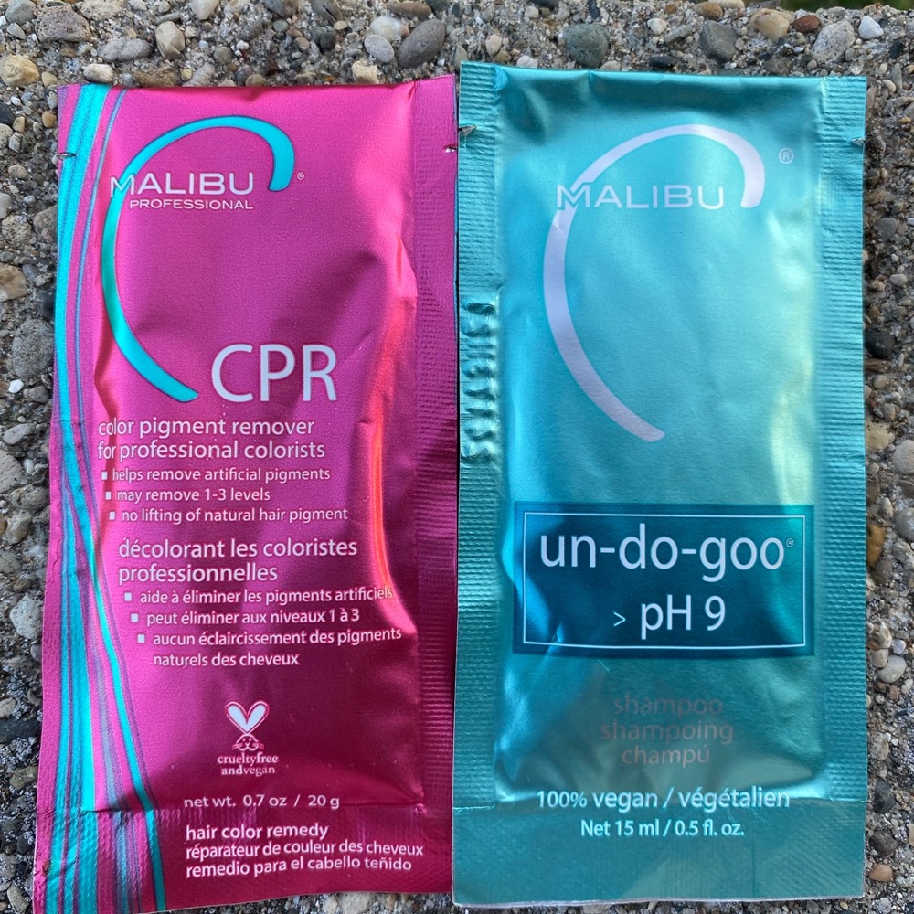 Malibu CPR and UnDoGoo Shampoo Packets